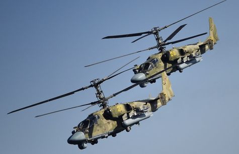 Вертолеты Ка-52 "Аллигатор"
